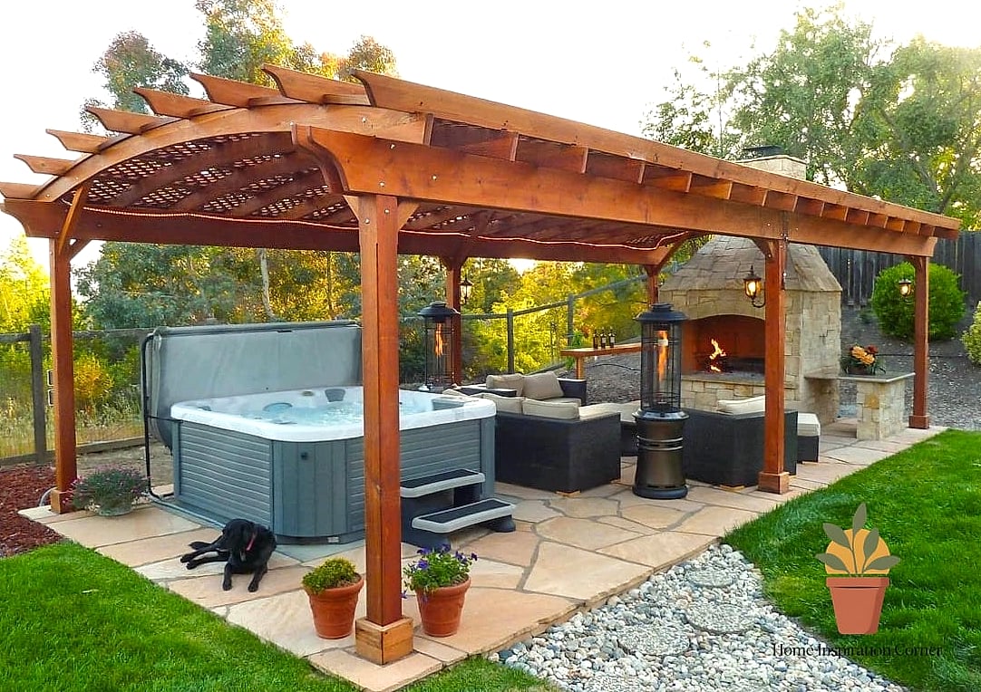 10 Hot Tub Backyard Concepts That Are Actually Achievable on a Budget 10 Pergola Kit for Shade and Structure