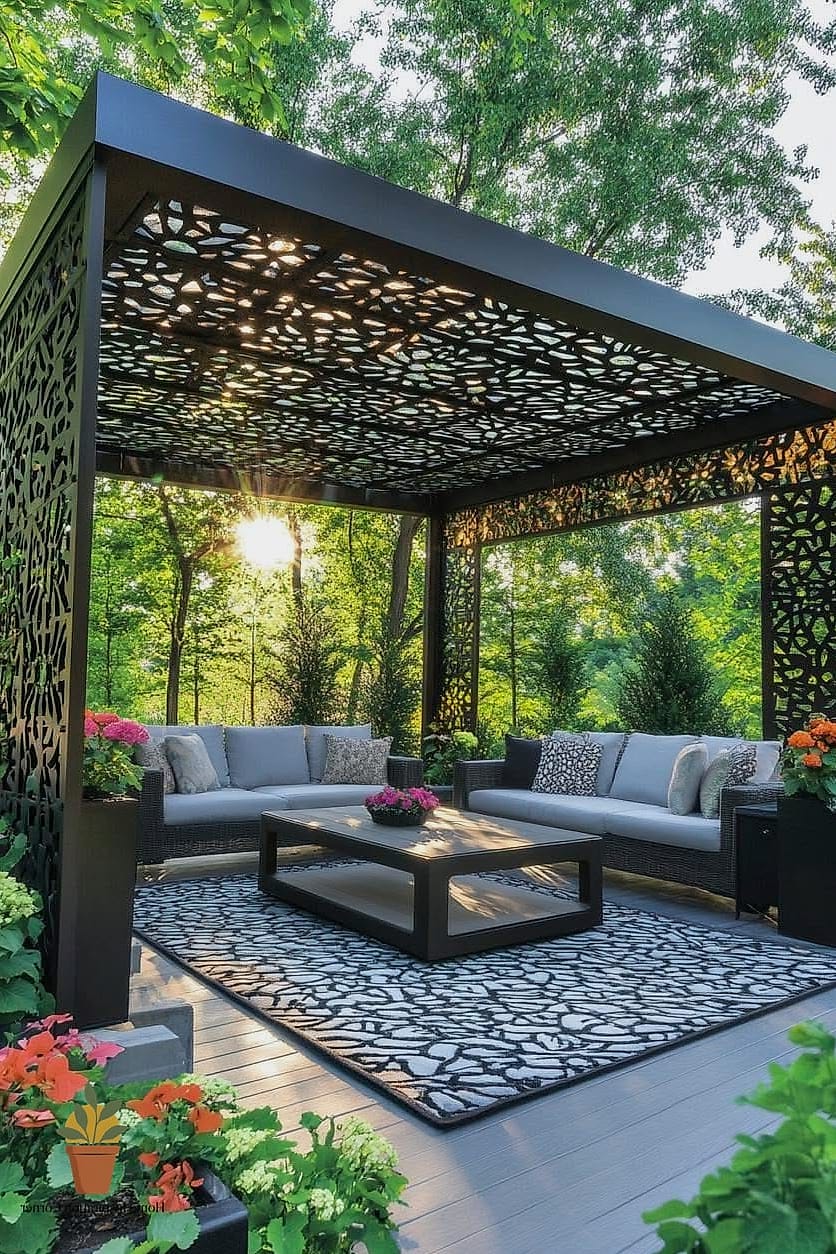 Pergola with a Living Roof