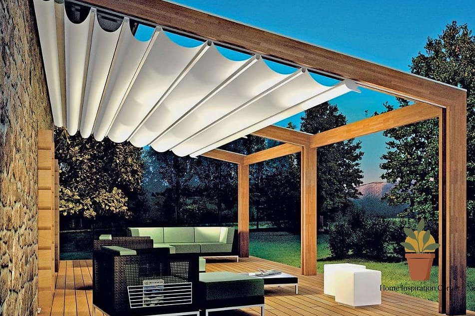Pergola with Retractable Canopy