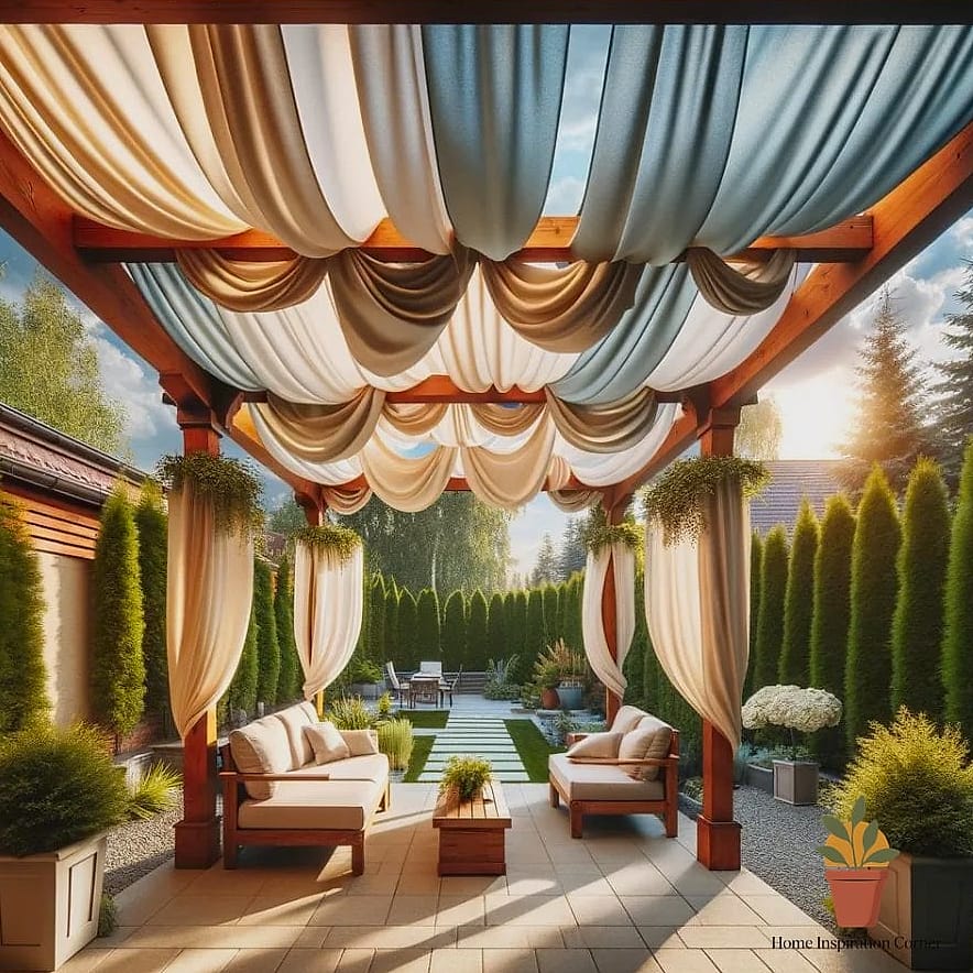 A Pergola or Shade Structure for Instant Ambiance