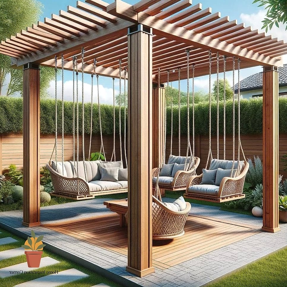 Pergola with a Swing