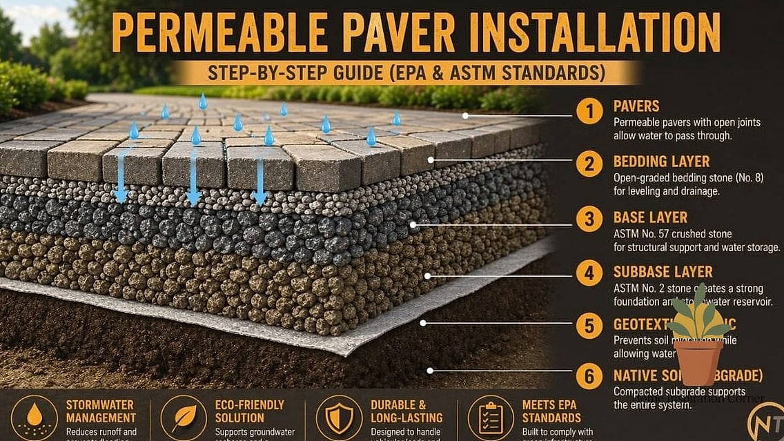 20 Paver Patio Ideas Ideas That Work in Any Size Home 11 Permeable Paver Patio for Drainage