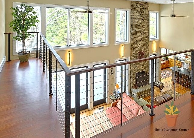 Plain Glass Doors to Framed Focal Point