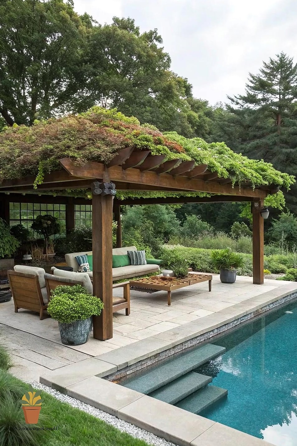 Poolside Pergola