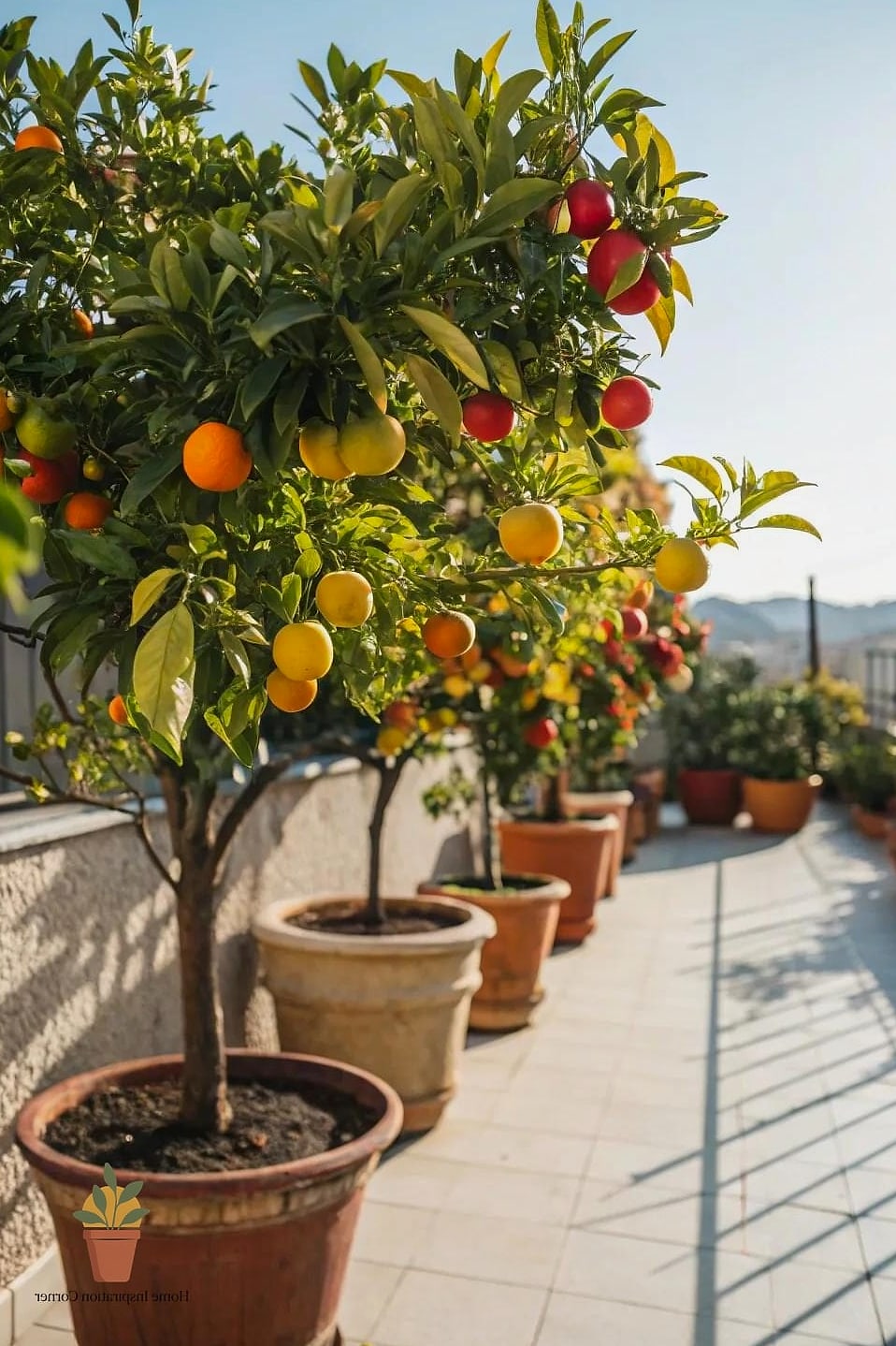 Potted Fruit Trees