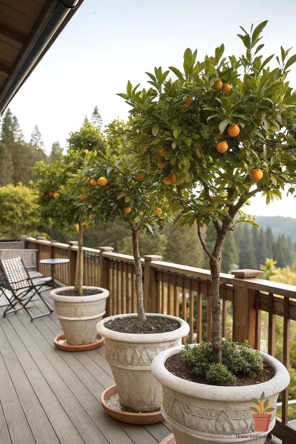 15 Patio Decorating Ideas Photos That Will Inspire Your Next Project 12 Potted Trees for Instant Height