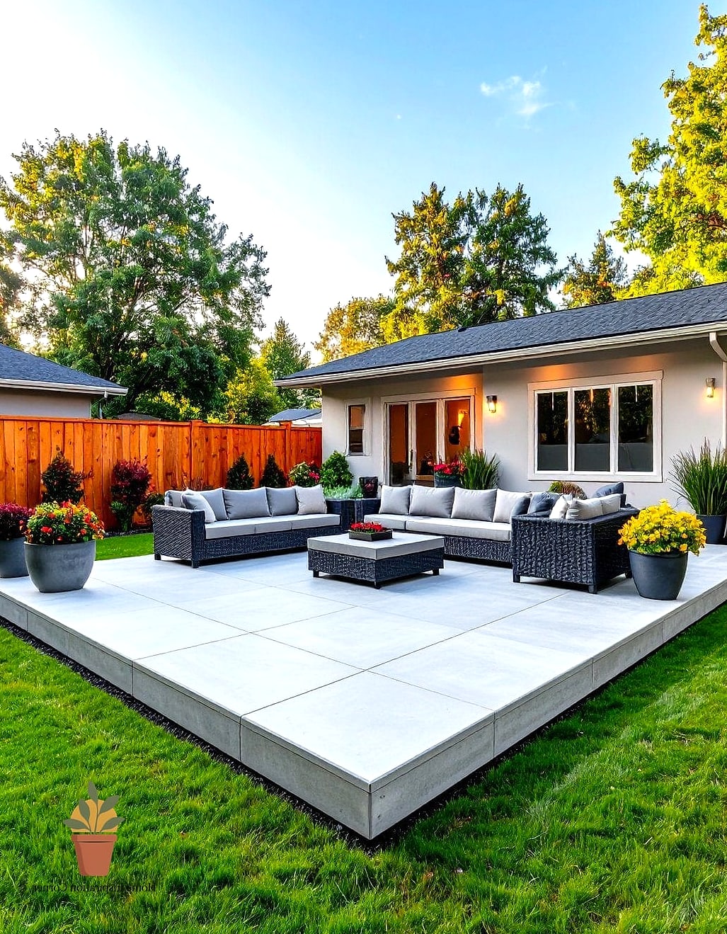 25 Stunning Patio Extension Ideas Ideas for Every Budget 15 Poured Concrete Slab Extension