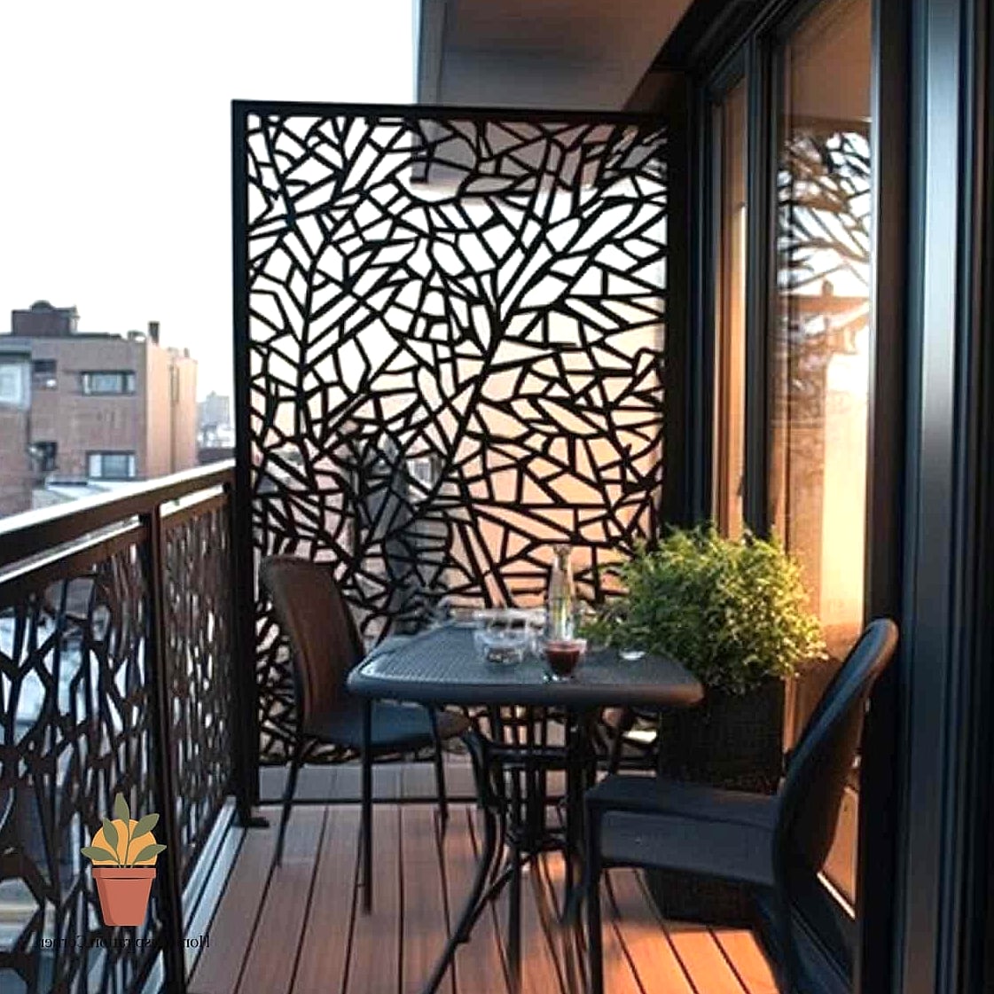 Privacy Screen Panel Layout