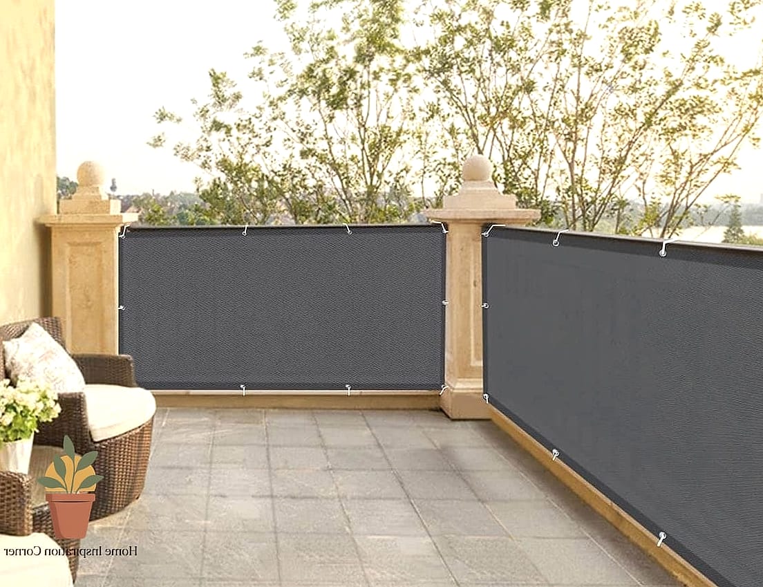 Privacy Screening with Bamboo or Reed Panels