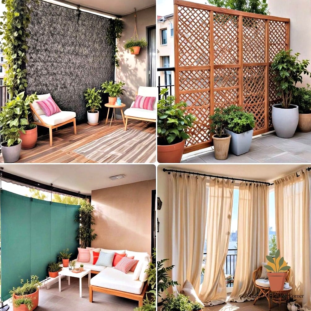 Privacy Screens for a More Enclosed Feel