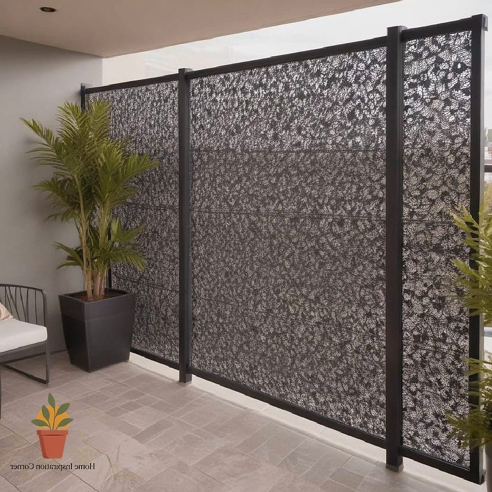 PVC or Vinyl Privacy Panels