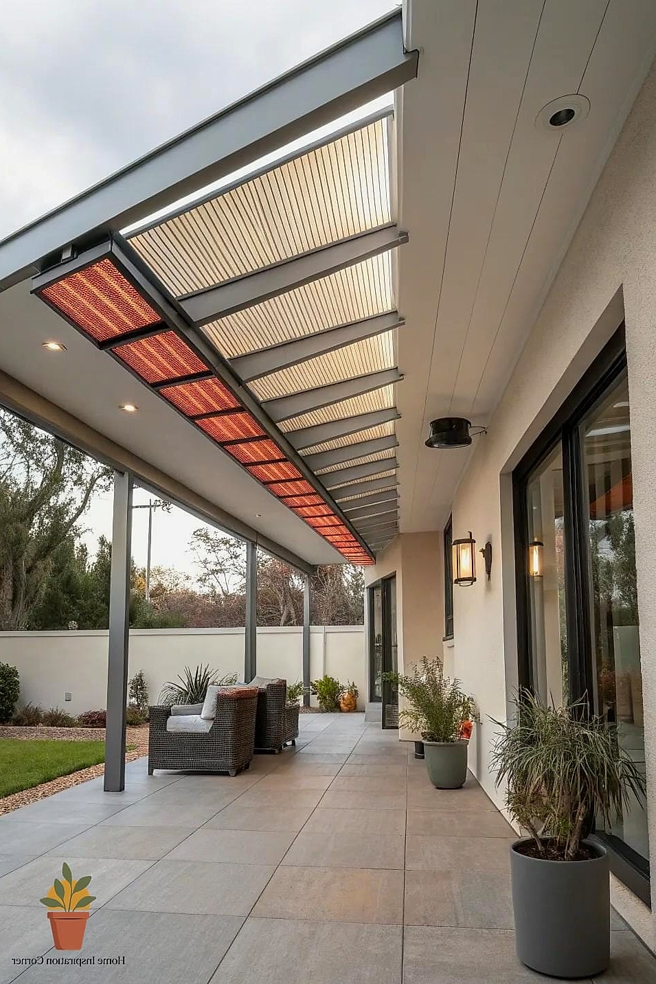 Radiant Heated Concrete Patios
