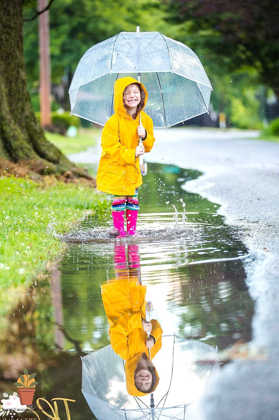 Rainy Day Umbrella Portraits