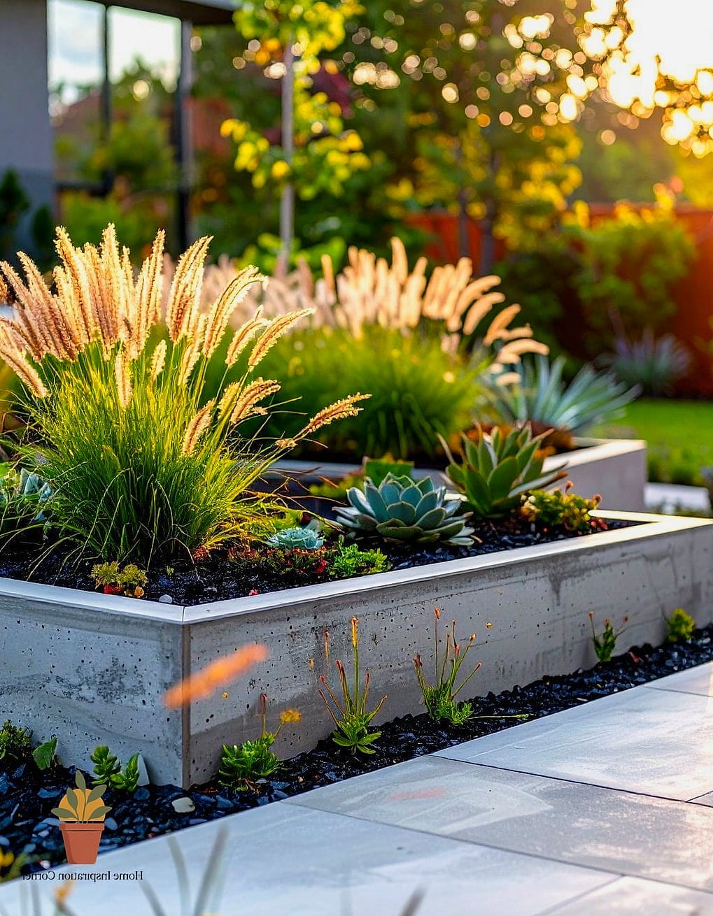 Raised Garden Beds with Metal Panels
