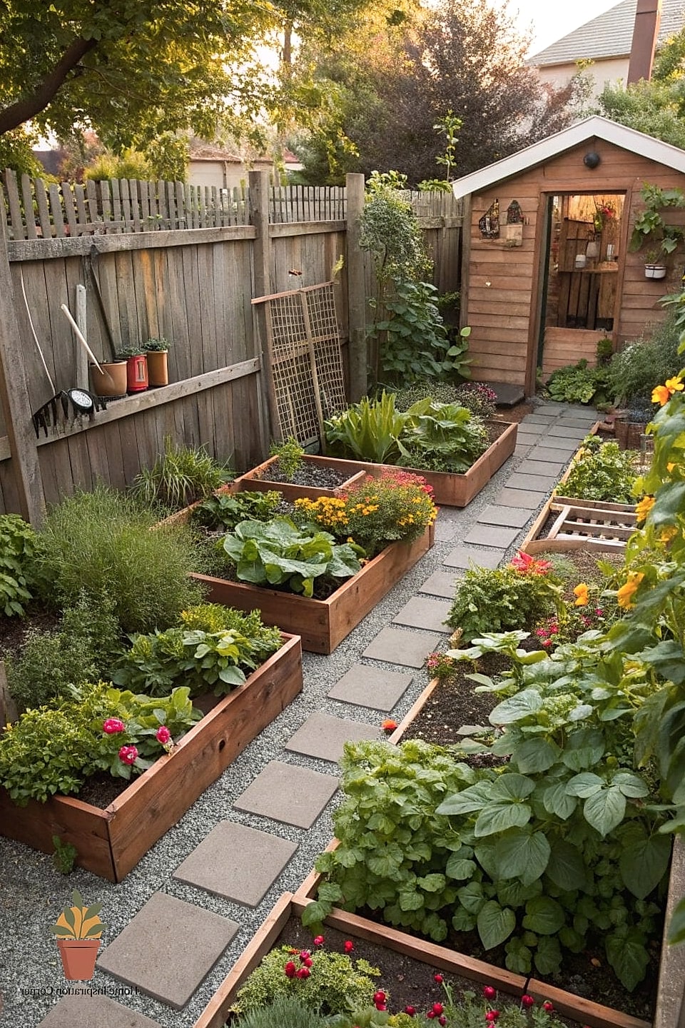 Raised Garden Beds Built to Match Yard Dimensions