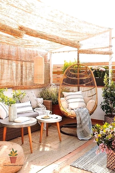 Rattan and Wicker Furniture with Cushioned Seating