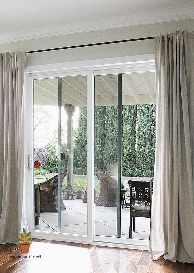 Ready-Made Curtain Panels on a Tension Rod