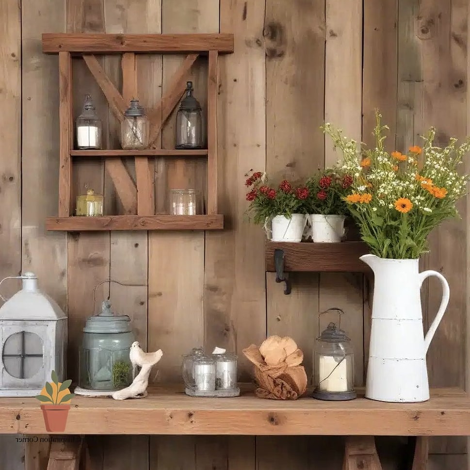 Reclaimed Barn Wood Raised Bed