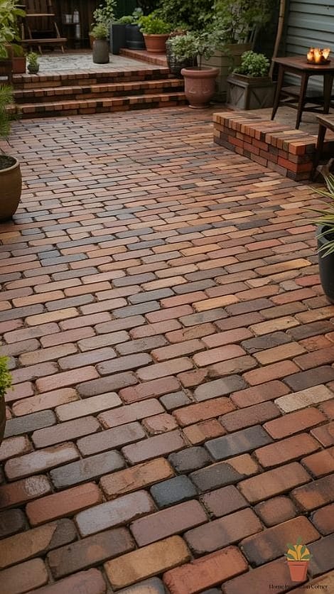 Reclaimed Brick Flooring