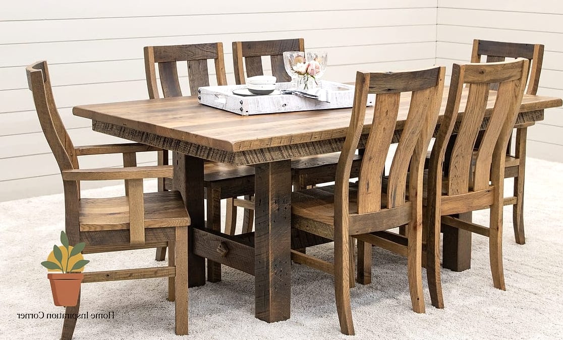 Reclaimed Wood Farmhouse Table