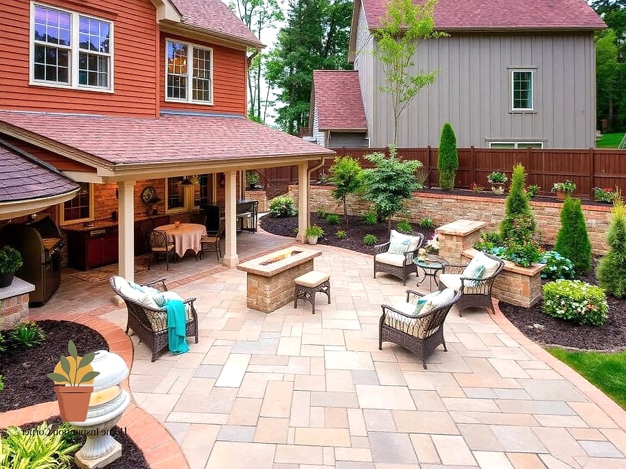 10 Outdoor Patio Decor Makeovers That Look Incredibly Expensive 10 Refresh Hardscaping with Pavers or a Stain Treatment