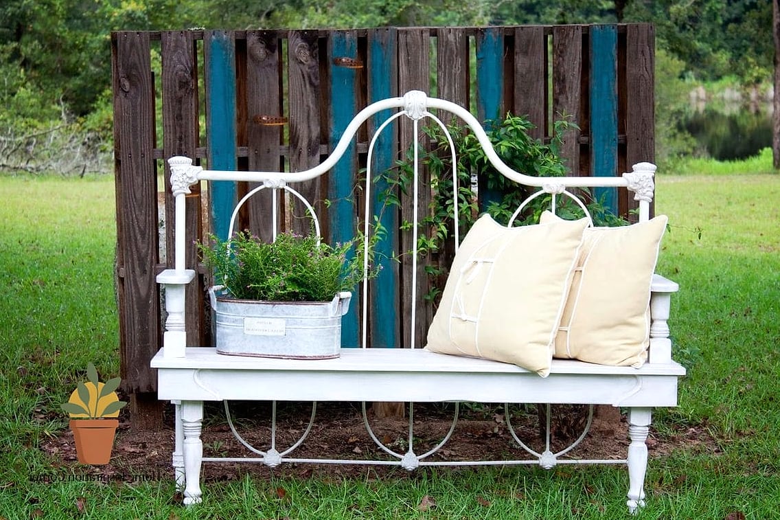 22 Diy Bench Outdoor Ideas That Are Both Stylish and Practical 13 Repurposed Headboard Bench