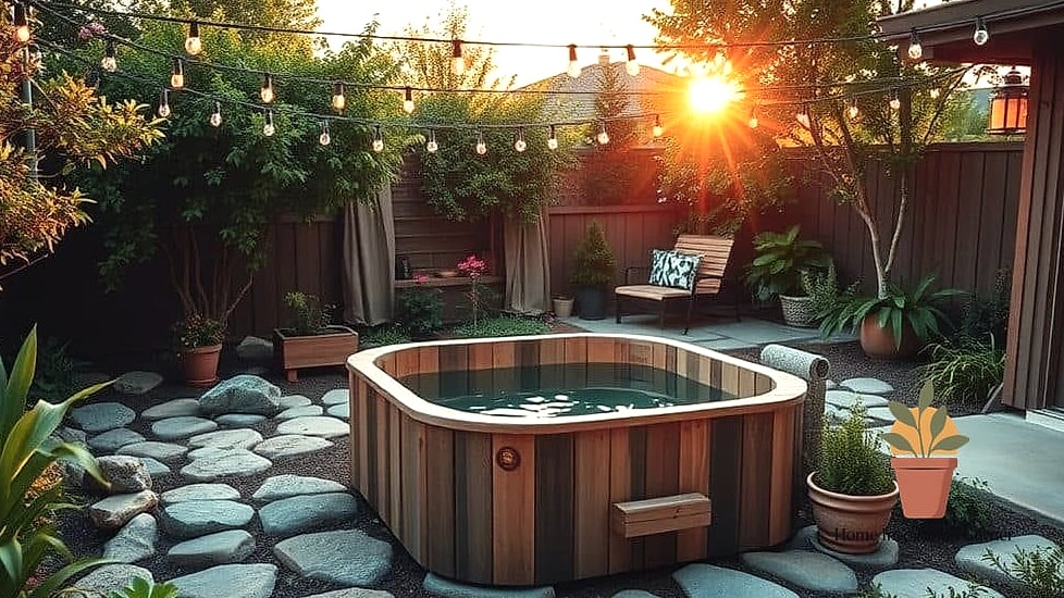 10 Hot Tub Backyard Concepts That Are Actually Achievable on a Budget 11 Repurposed Patio Furniture Lounge Area
