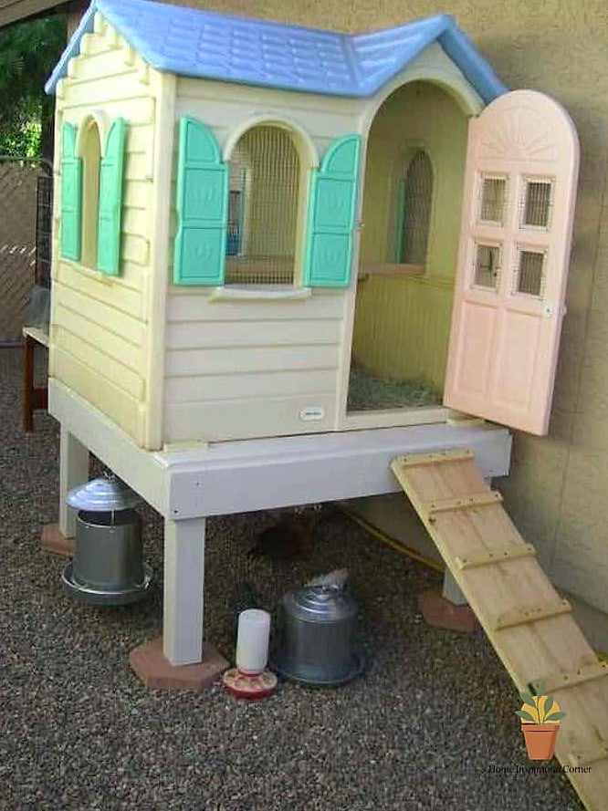 The Repurposed Playhouse Coop