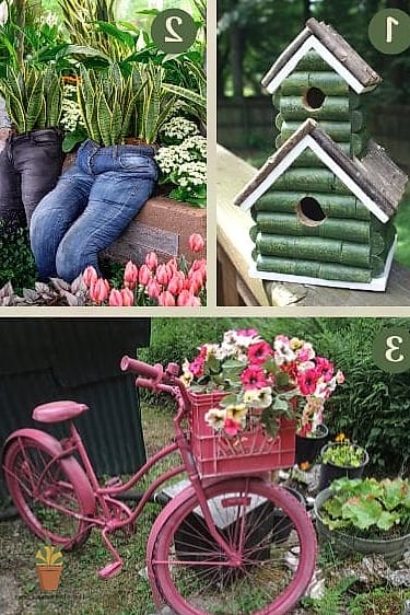 Repurposed and Upcycled Planters