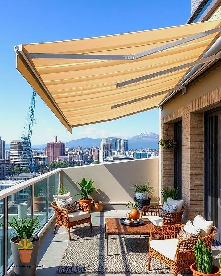 Retractable Shade Sail or Awning