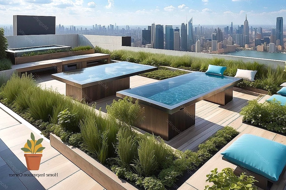 Rooftop or Elevated Pool