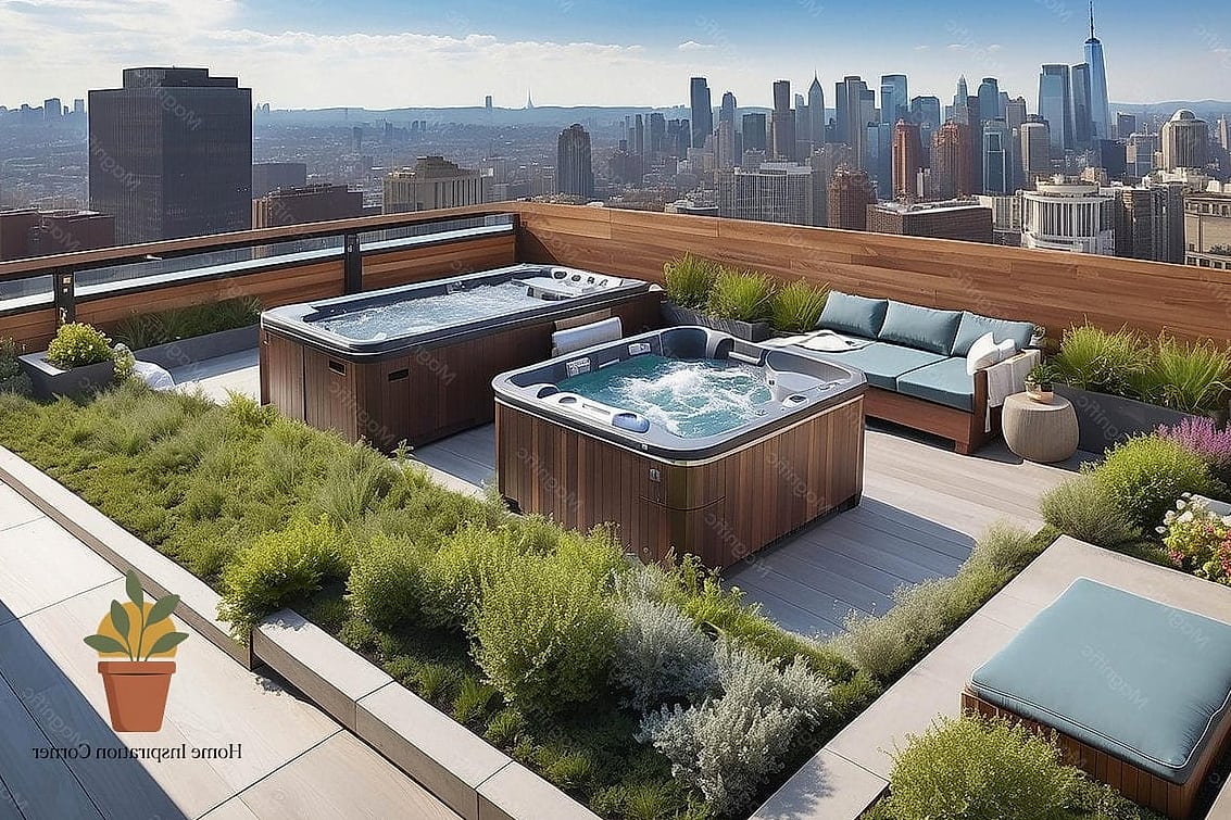 Rooftop or Elevated Deck Spa