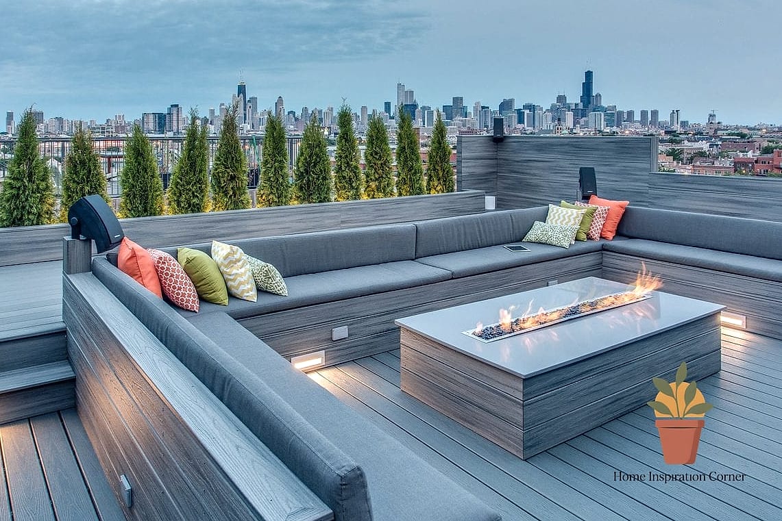 Rooftop Fire Feature