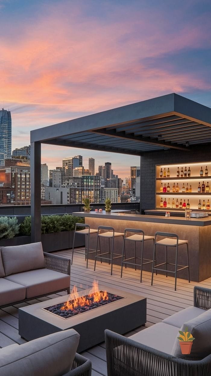 Rooftop-Style Terrace Bar