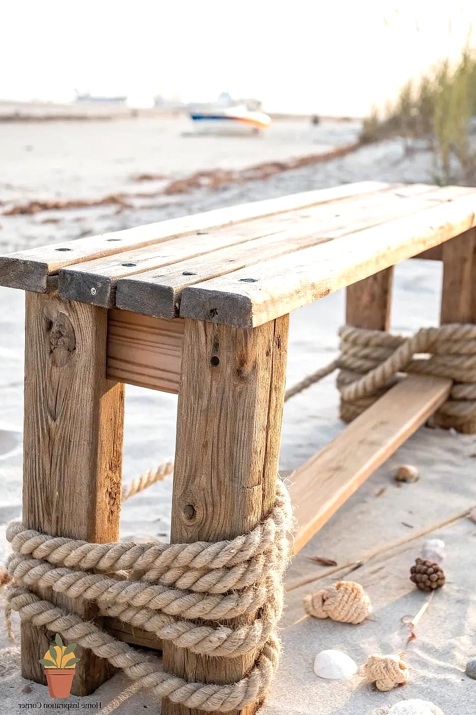 22 Diy Bench Outdoor Ideas That Are Both Stylish and Practical 20 Rope and Wood Swing Bench