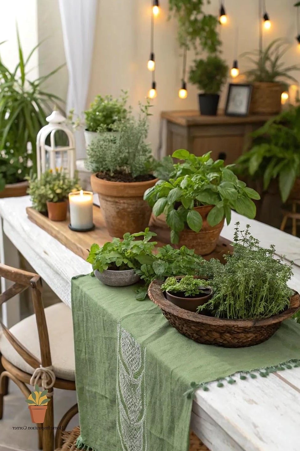 A Runner of Fresh Greenery