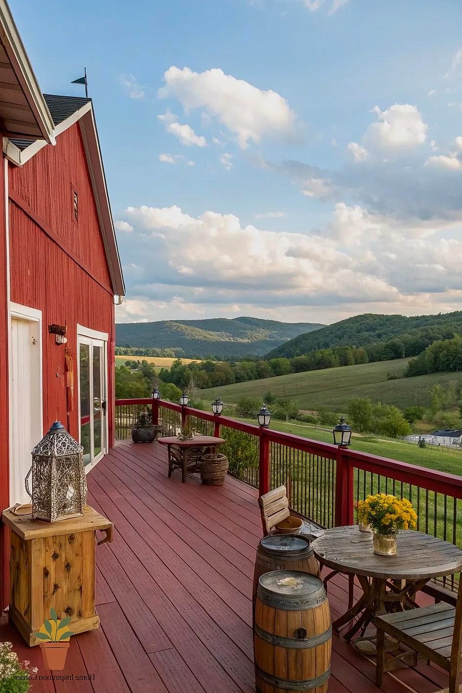 30 Deck Colors Ideas Paint Looks We're Obsessed With This Year 19 Rustic Barn Red