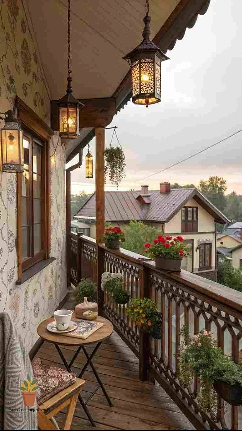 20 Balcony Poses Ideas That Will Transform Your Space 15 The Rustic Farmhouse Corner