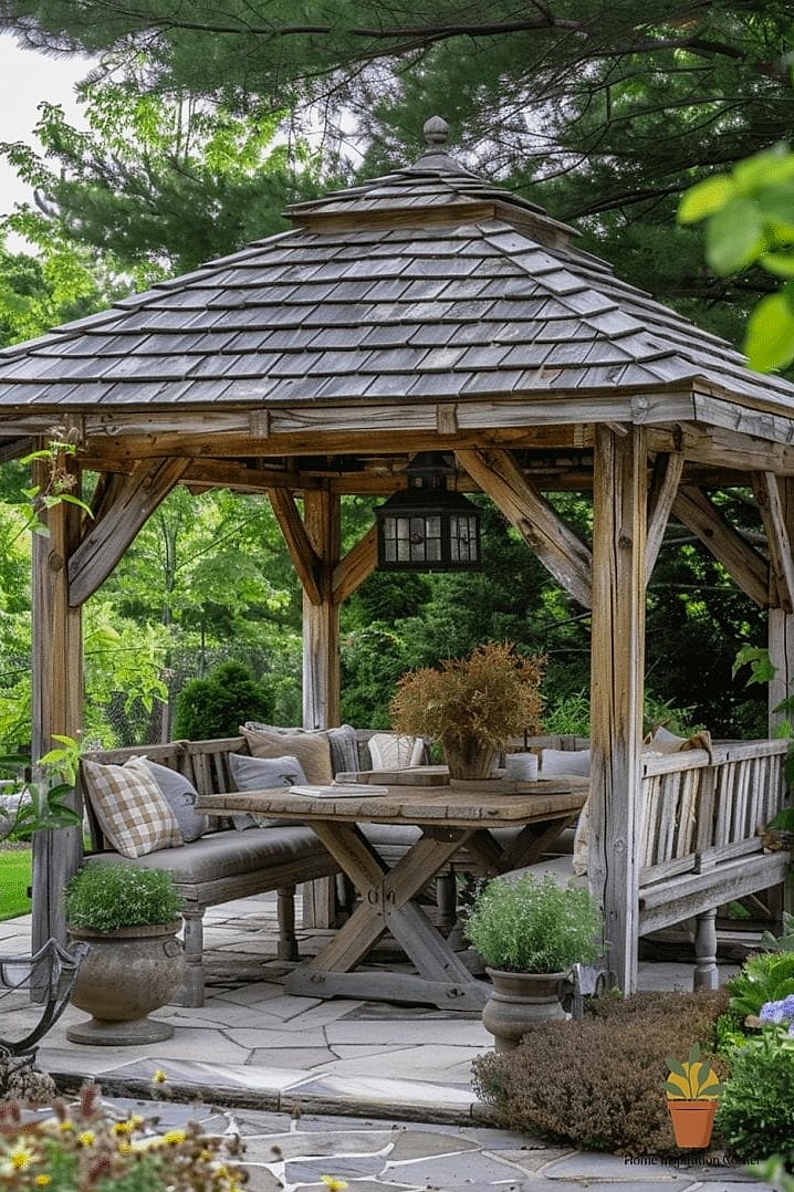Rustic Farmhouse Gazebo