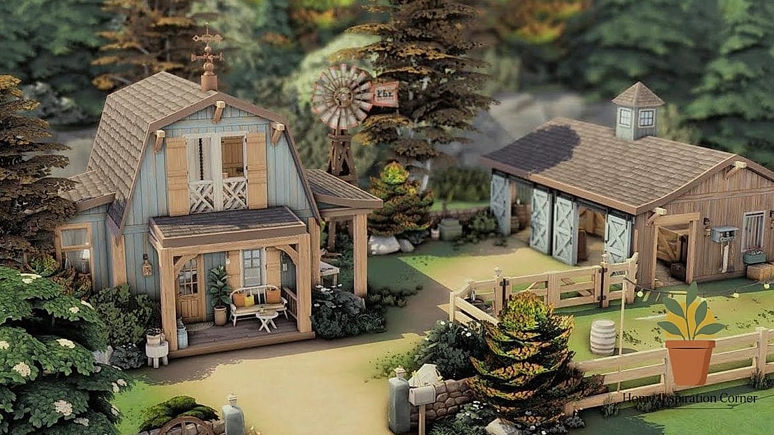 27 Sims 4 Backyard Ideas Designs That Maximize Style and Function 13 Rustic Farmhouse Porch Swing Area