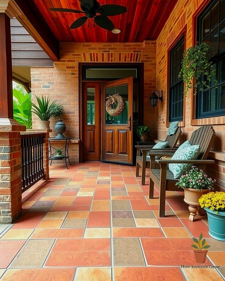 Rustic Red Brick Pavers