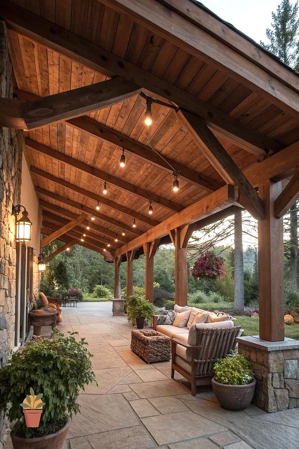 Rustic Timber Frame Structure