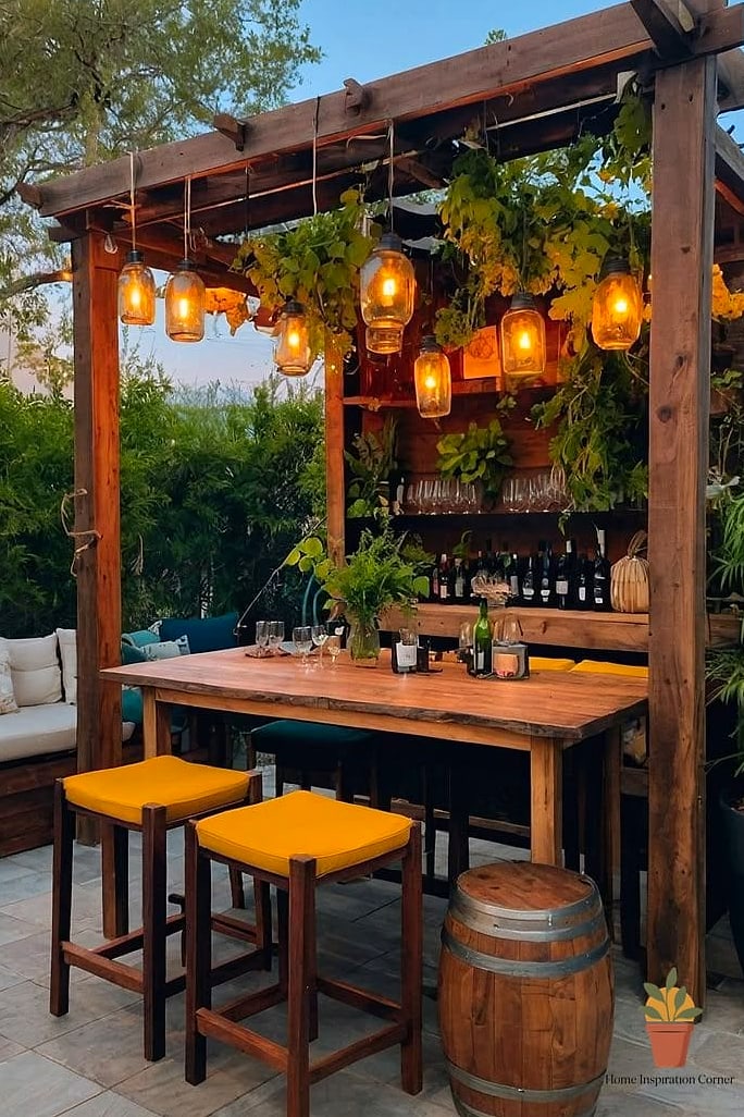 21 Creative Patio Andaluz Ideas You Haven't Seen Before 22 Rustic Wine Barrel Water Feature
