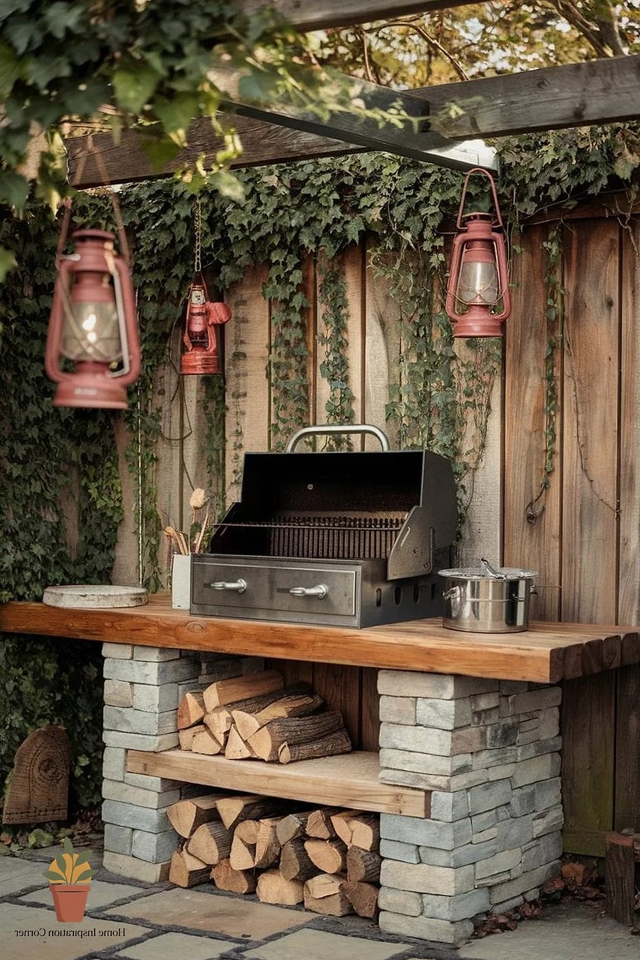 Rustic Wood-Fired Pizza Oven Addition