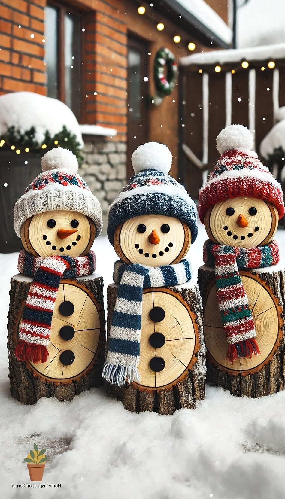 Rustic Wooden Sled Decor