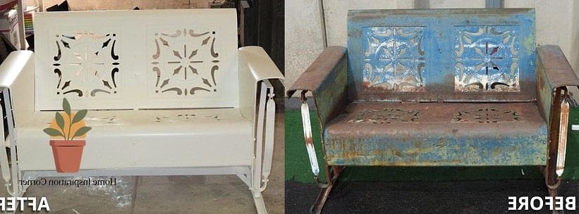 The Rusty Metal Furniture to Modern Woven Set