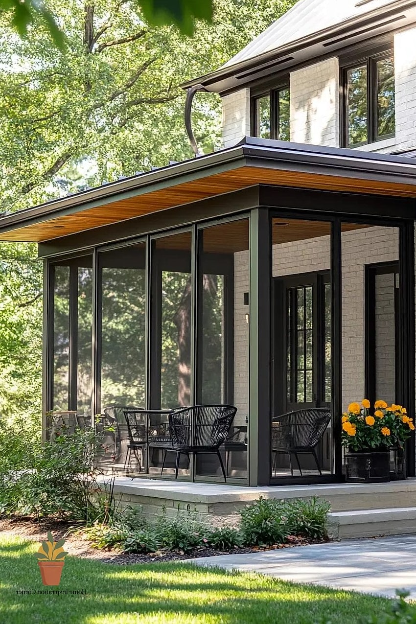 25 Stunning Patio Extension Ideas Ideas for Every Budget 9 Screened-In Porch Addition