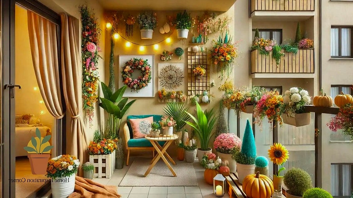 23 Balcony Decoration Ideas Looks We're Obsessed With This Year 17 Seasonal Planter Rotation