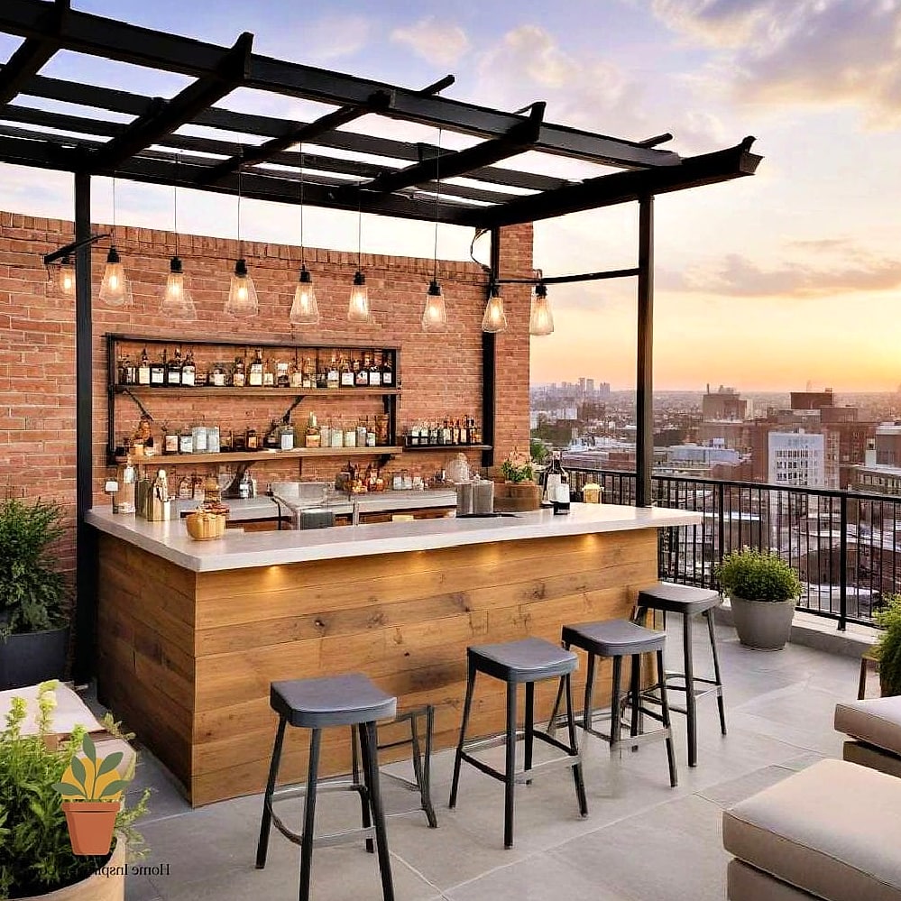 Set Up an Outdoor Bar Cart
