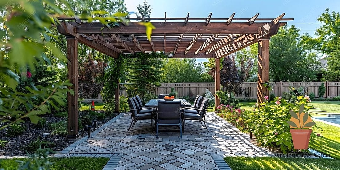 A Shaded Pergola Swing or Hanging Daybed